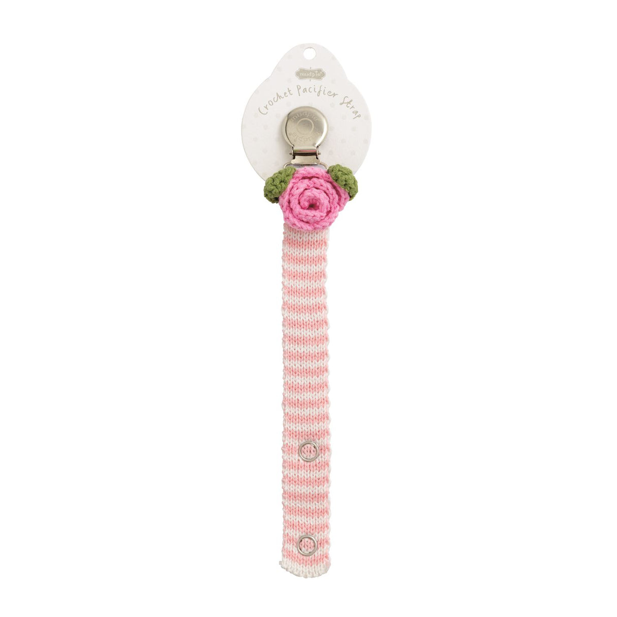 Mud Pie Rose Crochet Pacy Clip