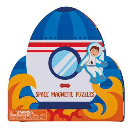 Mud Pie Rocket Magnetic Puzzle Book