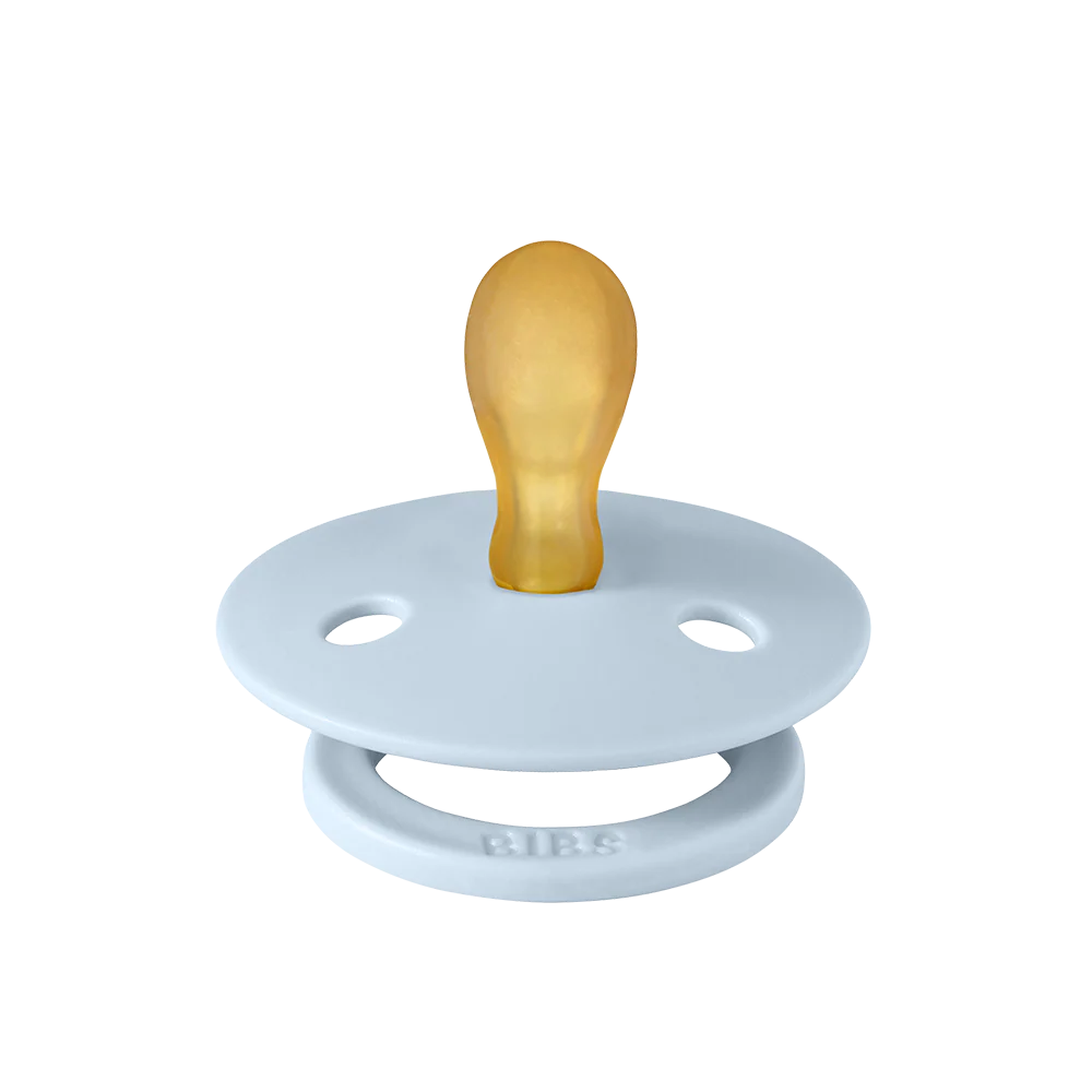 BIBS Try-It Pacifier Collection 3 Pack (Size 1) | 0-6m Baby Blue