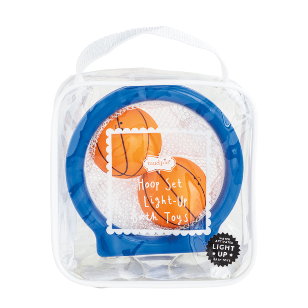 Mud Pie Light-Up Bath Toy Set | Basketball