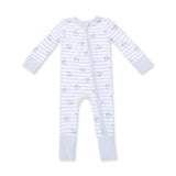 Angel Dear Airplane Stripe Convertible Bamboo Romper