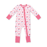 Angel Dear Leslie Rose Convertible Bamboo Romper
