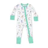 Angel Dear Country Club Dogs Neutral Convertible Romper