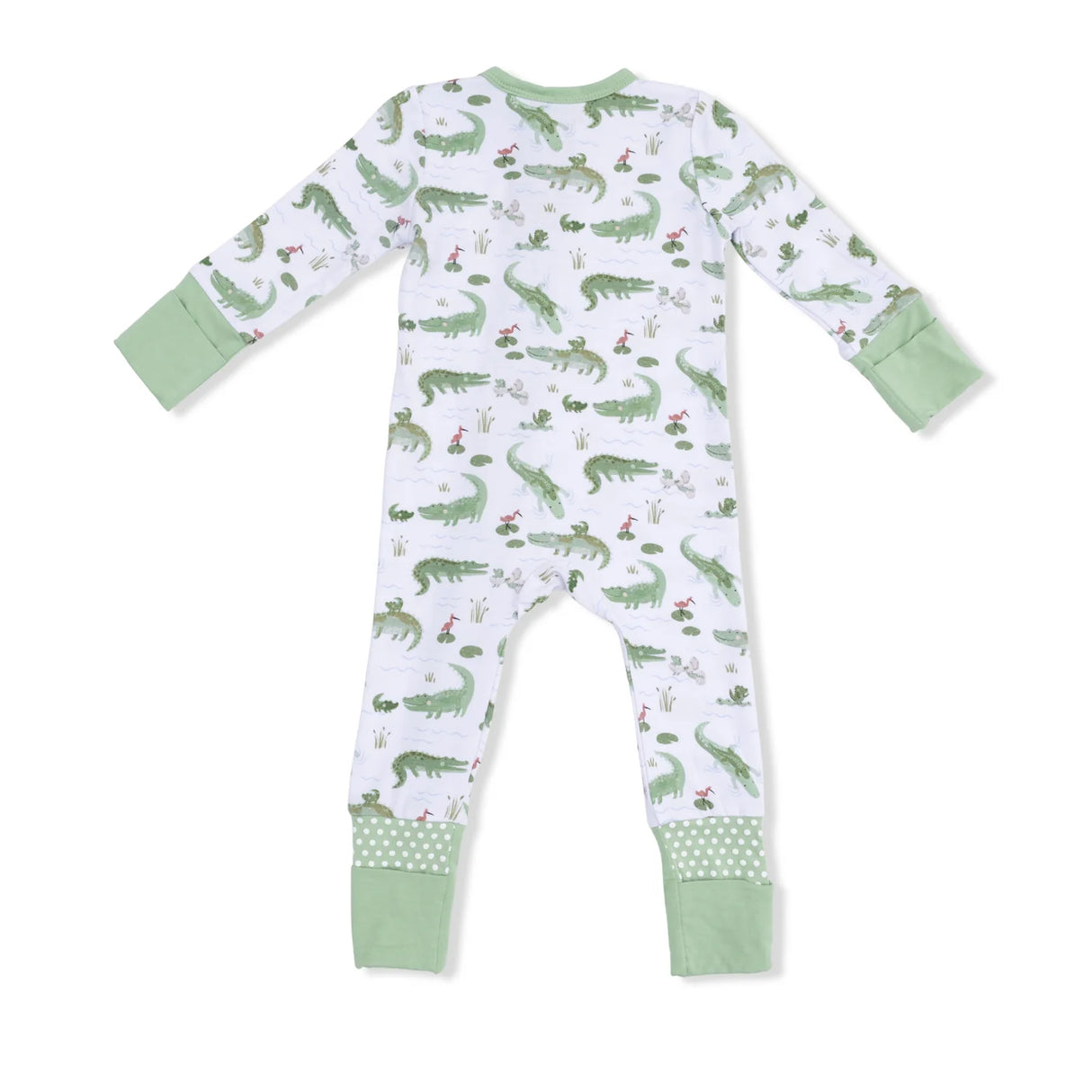 Angel Dear Crayon Alligators Convertible Romper