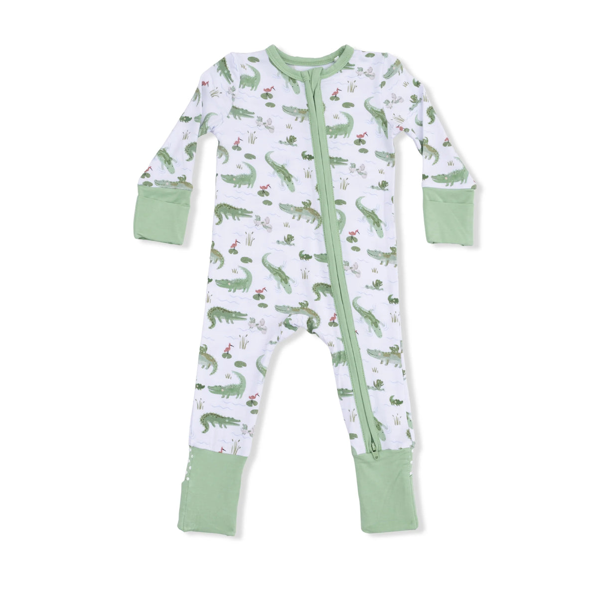 Angel Dear Crayon Alligators Convertible Romper