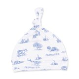 Angel Dear Farm Friends Bamboo Knotted Gown & Hat Set | 0-3M