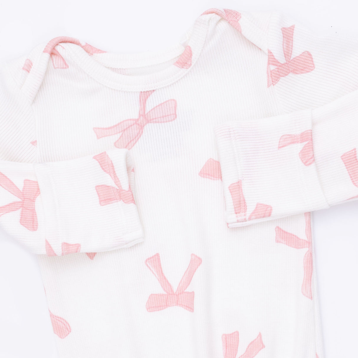 Angel Dear Pretty Bows Bamboo Knotted Gown & Headband Set | 0-3M
