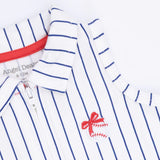 Angel Dear Baseball Stripe Polo Dress w/ Cartwheel Short