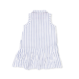Angel Dear Baseball Stripe Polo Dress w/ Cartwheel Short