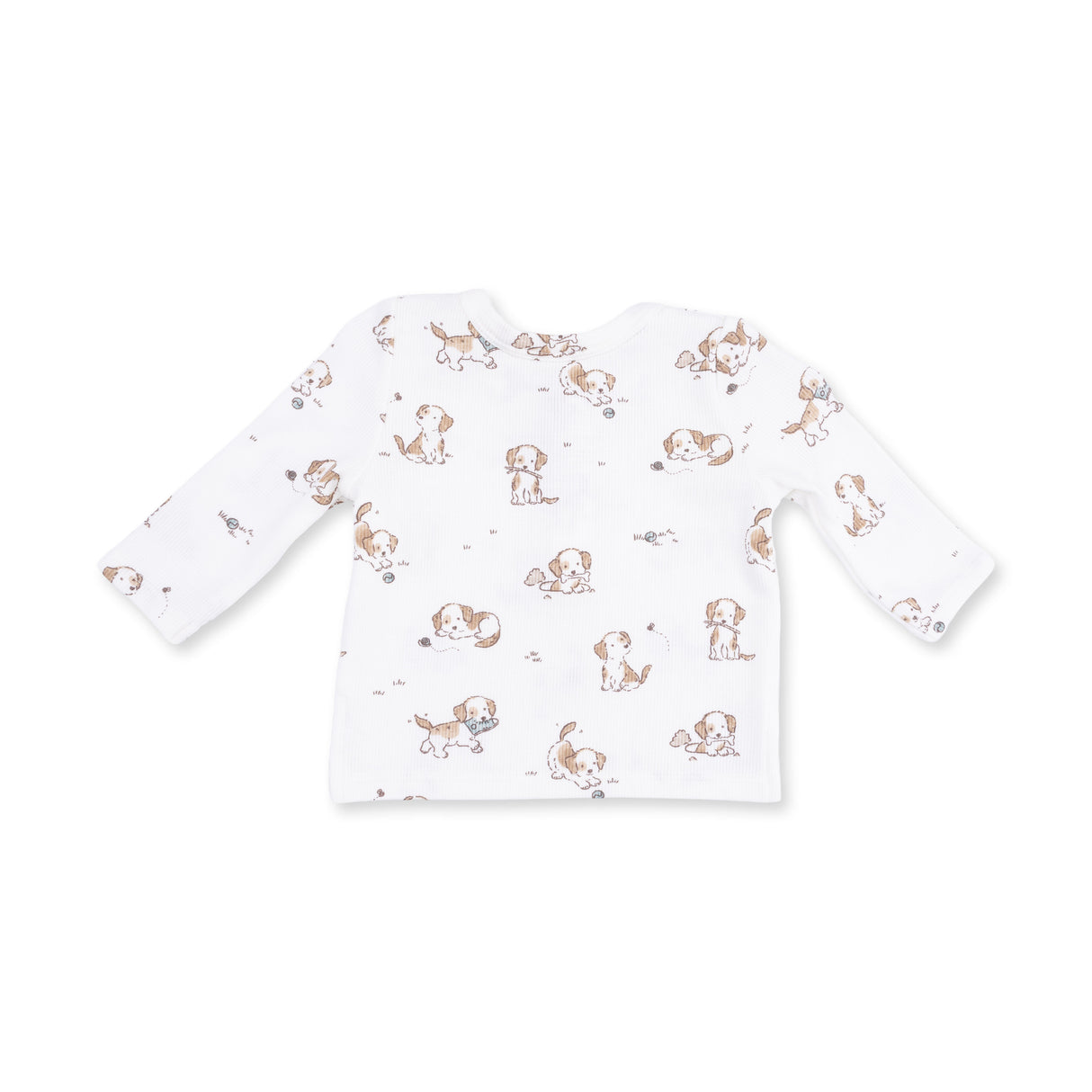 Angel Dear Explorer Puppy Blue Long Sleeve Henley Play Set