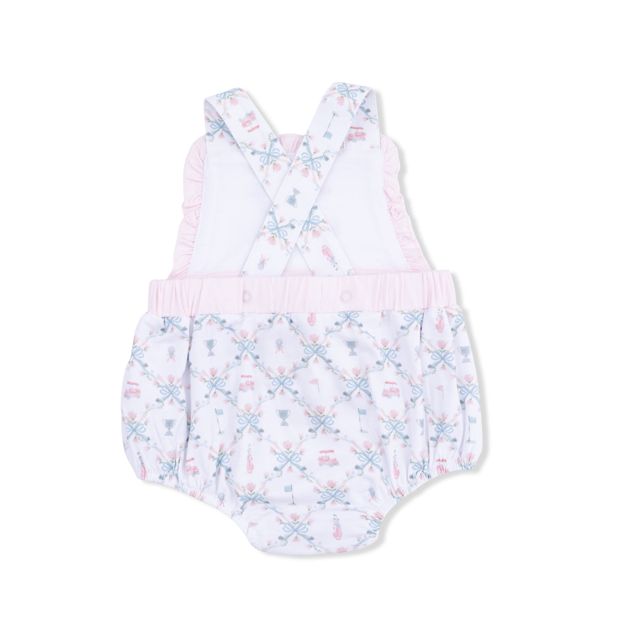 Angel Dear Golf Trellis Pink Ruffle Bubble