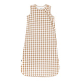 Kyte Bamboo Sleep Bag 1.0 TOG | Gingham Bisque