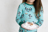 Pearls & Pelicans Powdered Sugar Pals Bamboo Two-Piece Pajamas