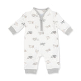 Angel Dear Vintage Airplane Pilots Zip Neck Romper