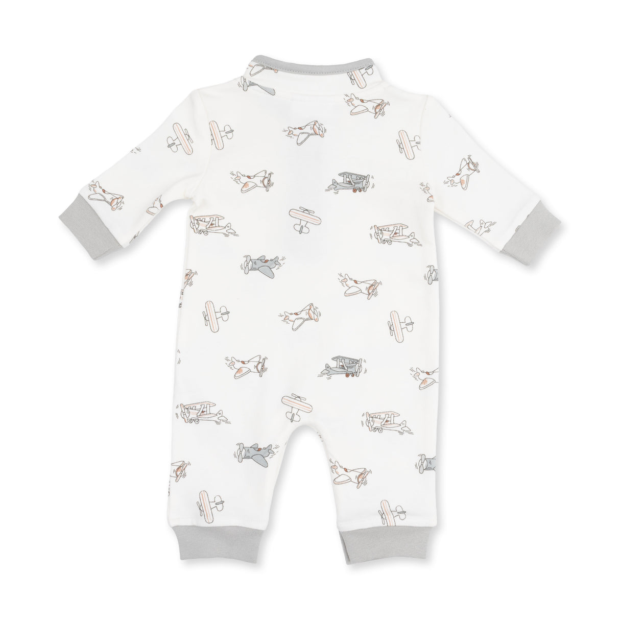 Angel Dear Vintage Airplane Pilots Zip Neck Romper