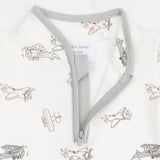 Angel Dear Vintage Airplane Pilots Zip Neck Romper
