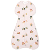 Kyte Baby Bamboo Swaddle Bag | 0.5 TOG Retro Rainbow