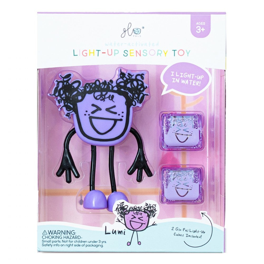 Glo Pals Character Pack with 2 Light Up Sensory Cubes