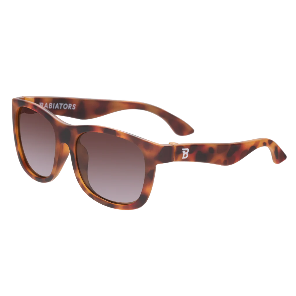 Babiators Polarized Navigator | Classic Tortoise Sunglasses Amber Lens (0-2 years)
