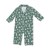 Angel Dear Christmas Dogs Uni L/S Coat Style Romper
