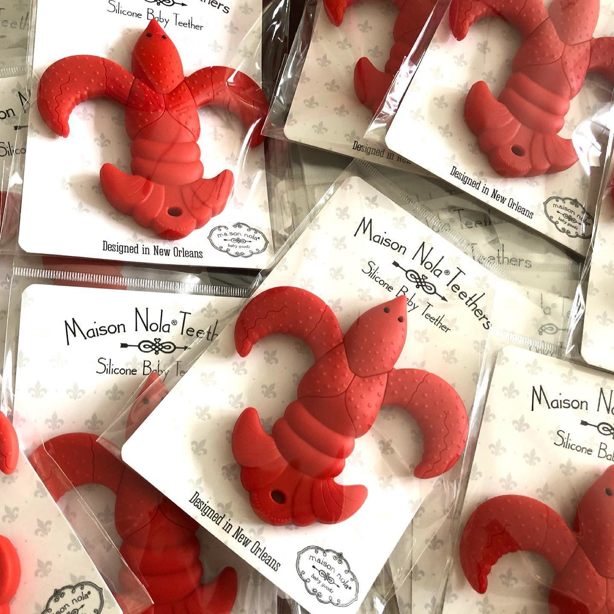 Crawfish Silicone Teether