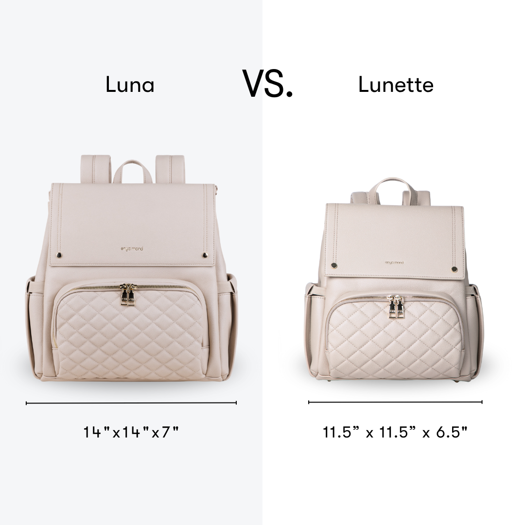 Enya Mond Lunette Vegan Leather Parenting Bag