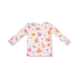 Angel Dear Autumn Pumpkins Pink Loungewear Set