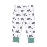 Angel Dear Black Bears Bamboo Long Sleeve Loungewear Set