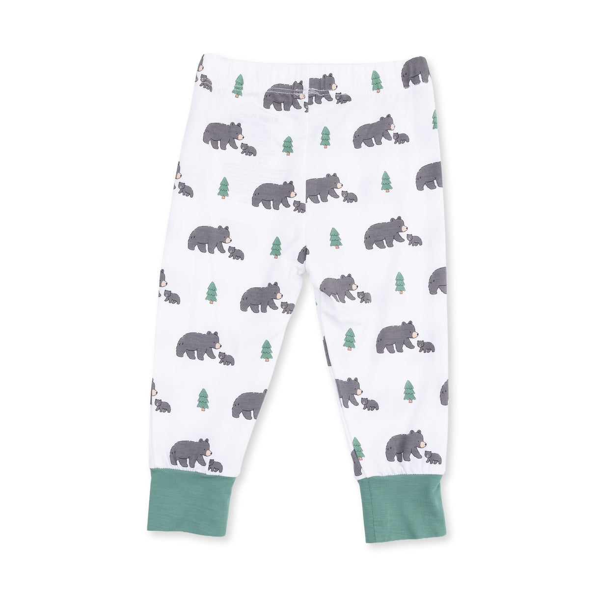 Angel Dear Black Bears Bamboo Long Sleeve Loungewear Set