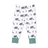Angel Dear Black Bears Bamboo Long Sleeve Loungewear Set