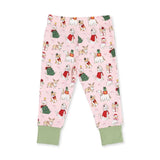Angel Dear Christmas Dogs Pink L/S Loungewear Set