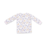 Angel Dear Floral Deer Bamboo Long Sleeve Loungewear Set