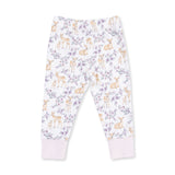Angel Dear Floral Deer Bamboo Long Sleeve Loungewear Set