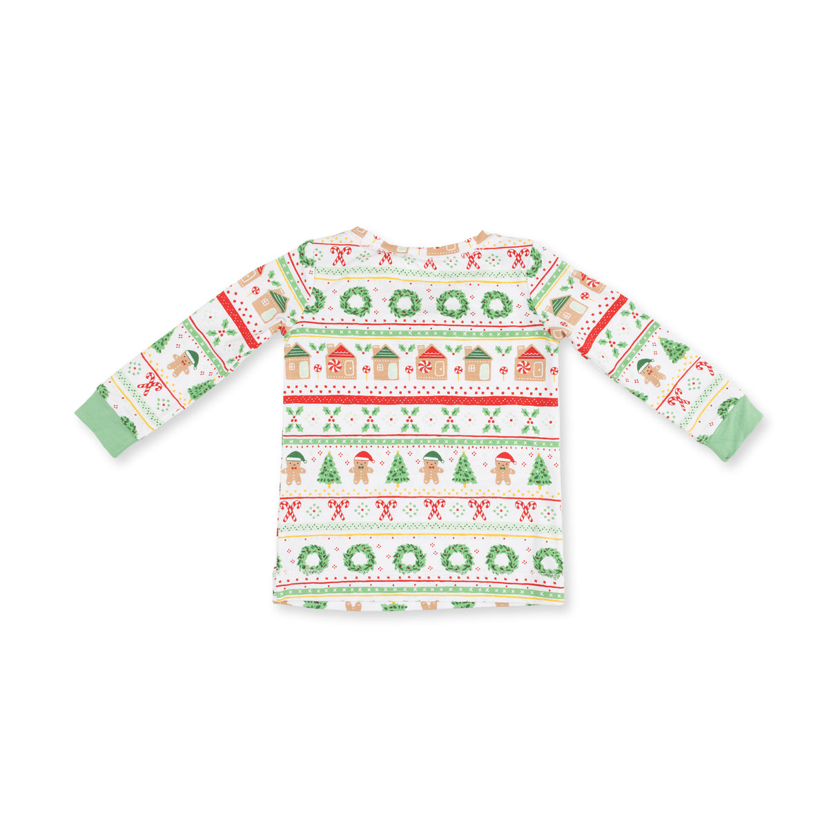 Angel Dear Gingerbread Fair Isle Uni Long Sleeve Loungewear Set