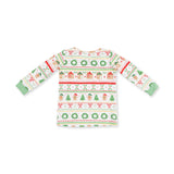 Angel Dear Gingerbread Fair Isle Uni Long Sleeve Loungewear Set