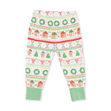 Angel Dear Gingerbread Fair Isle Uni Long Sleeve Loungewear Set