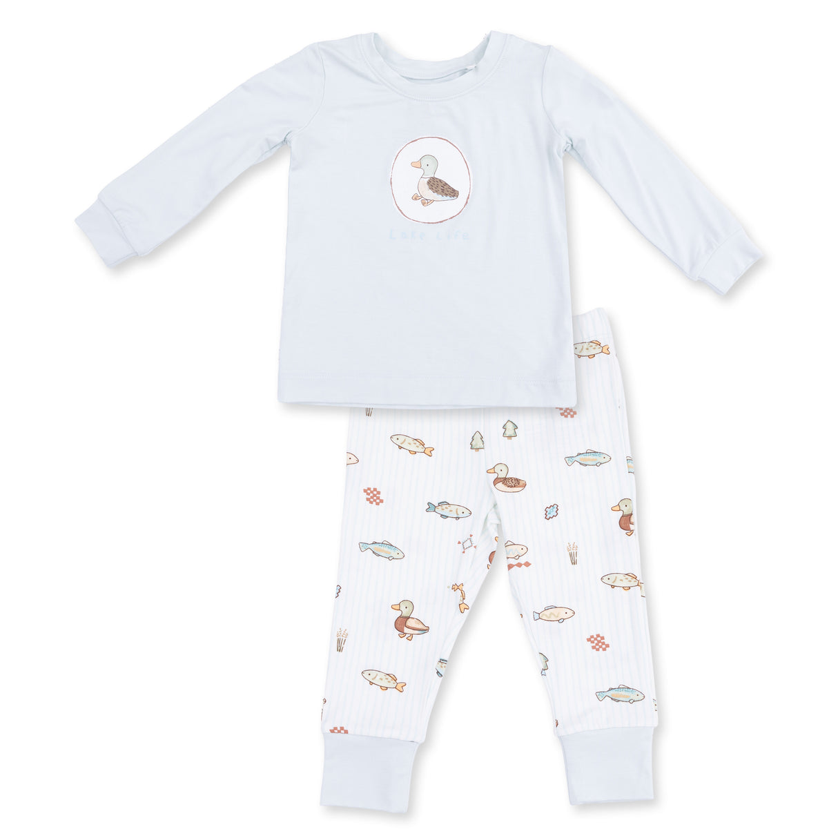 Angel Dear Lake Cuties Bamboo Long Sleeve Loungewear Set