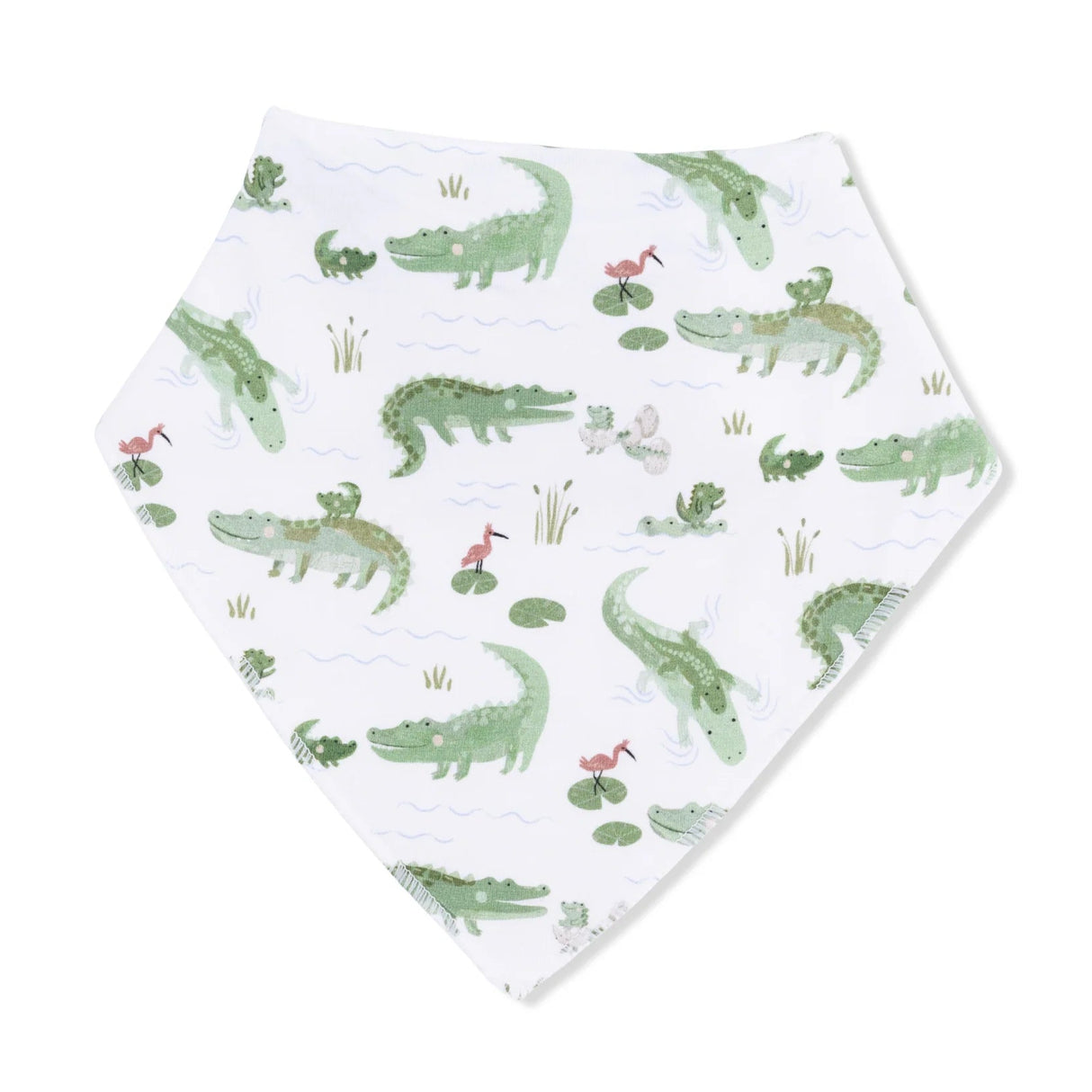 Angel Dear Crayon Alligators Bandana Bib