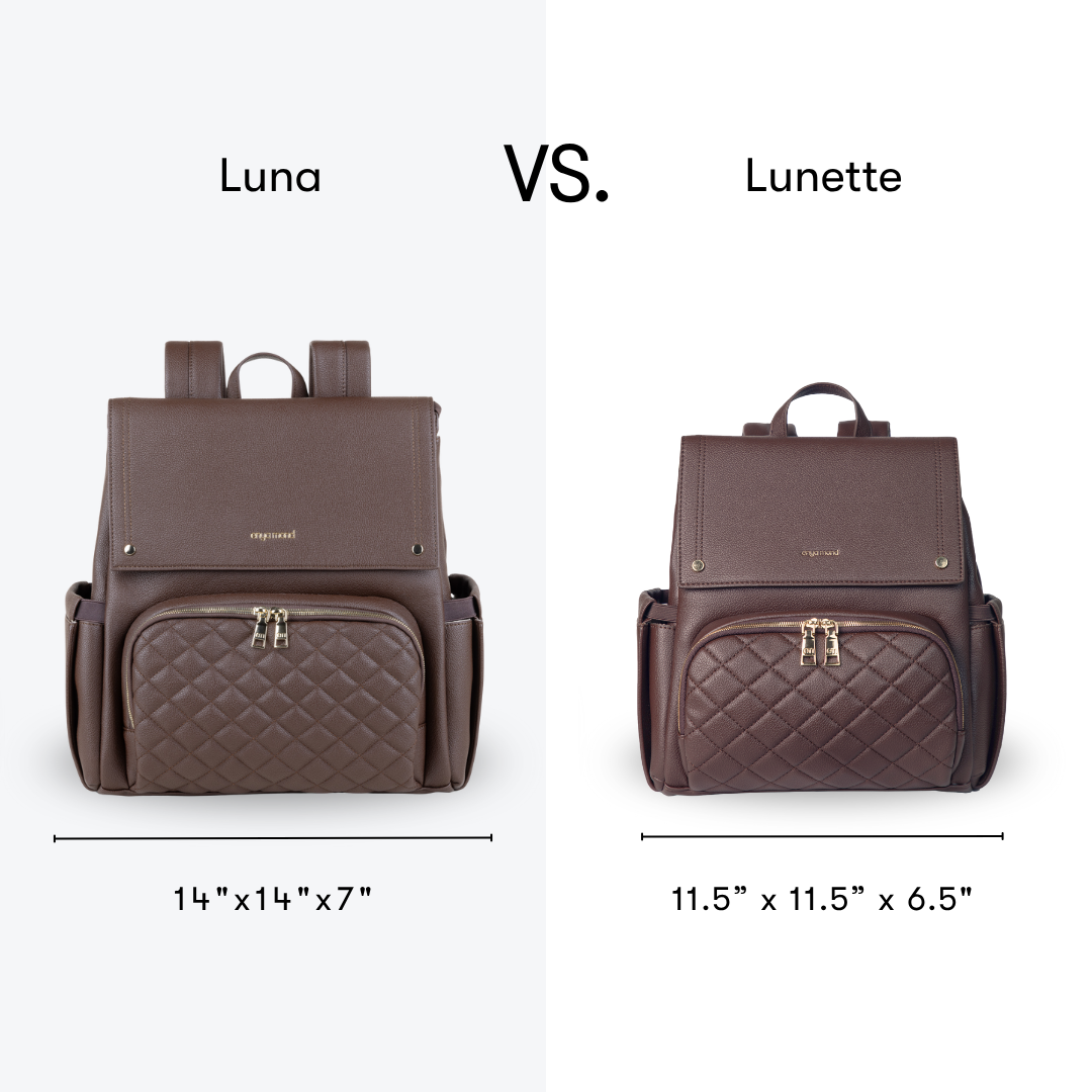 Enya Mond Lunette Vegan Leather Parenting Bag