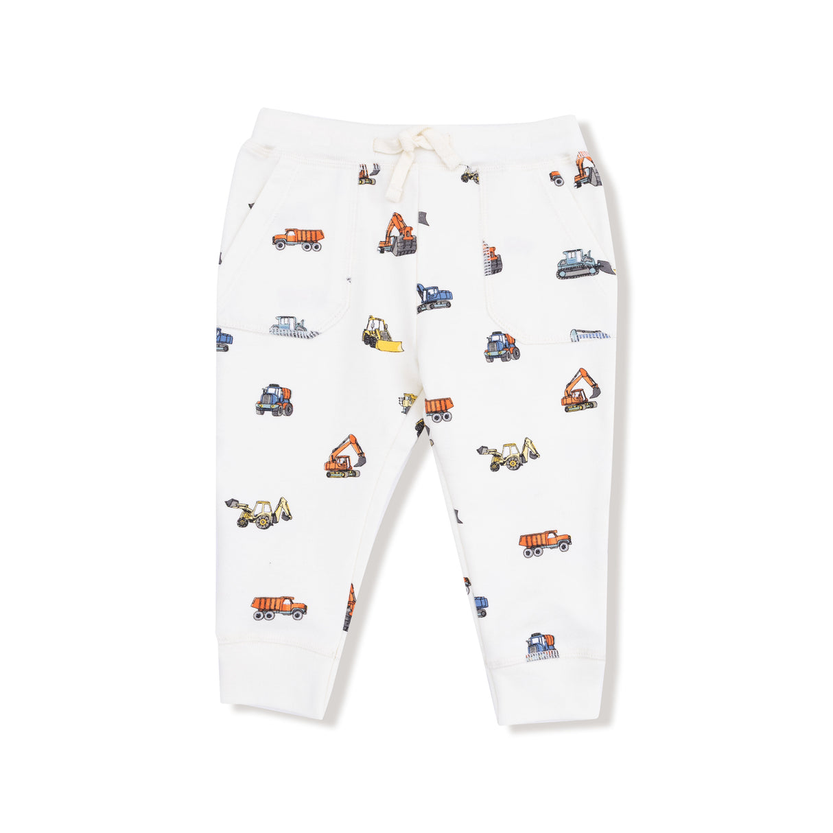 Angel Dear Construction Vehicles Raglan Sweatshirt & Jogger Set