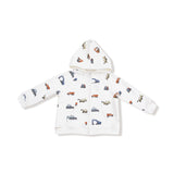Angel Dear Construction Vehicles Raglan Sweatshirt & Jogger Set