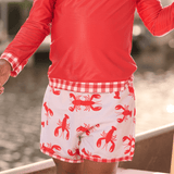 Sugar Bee Clothing Crawfish Boy Summer Swim Shorts