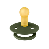 BIBS Original Natural Rubber Round Pacifier (2 Pack) | Sage & Hunter Green