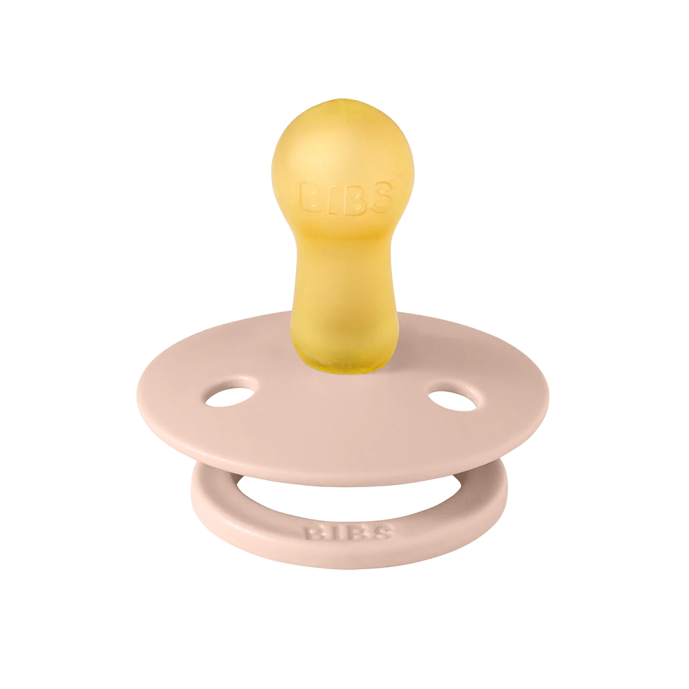 BIBS Colour Pacifier & Loop Paci Clip Gift Sets | Blush