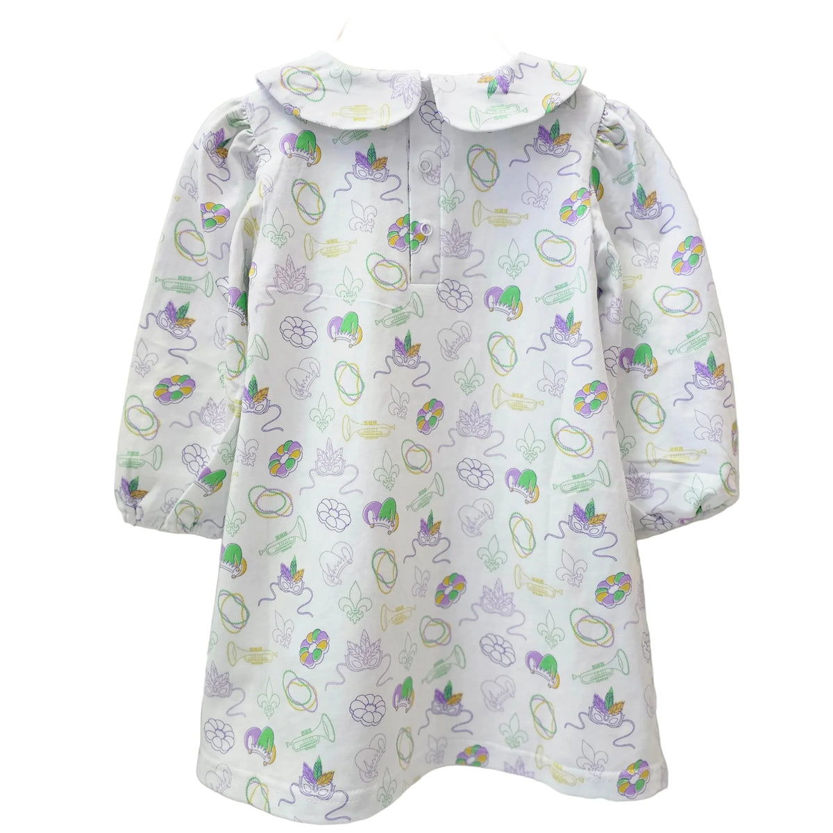 Oak Lane Long Sleeve Mardi Gras Dress