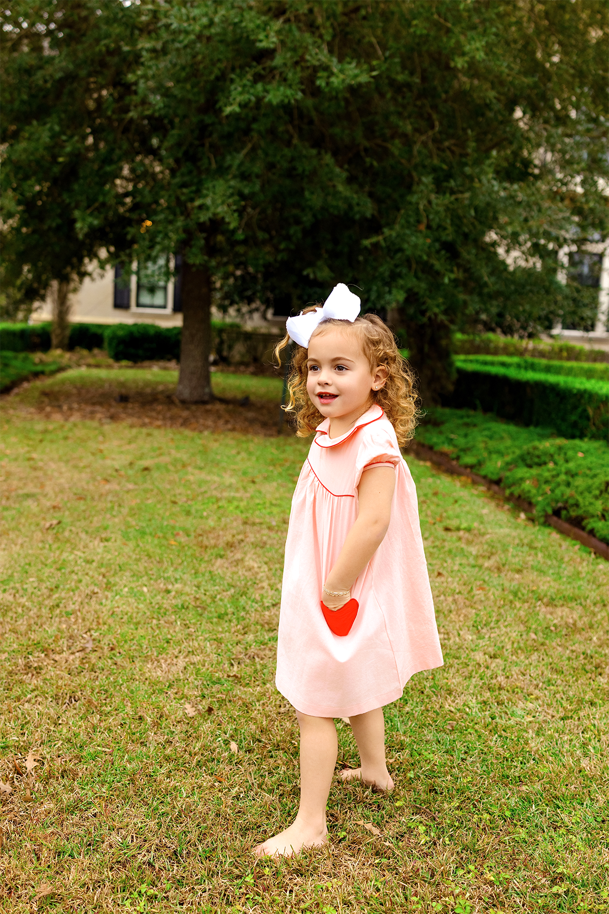 Nola Tawk Organic Cotton Pocket Dress | Hearts