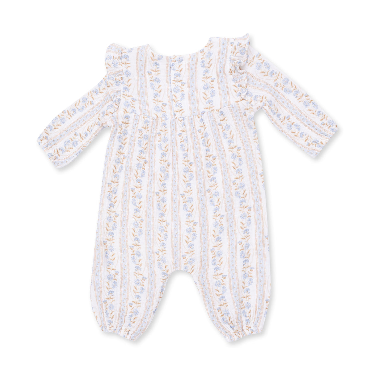 Angel Dear Catarina Floral Ruffle Sleeve Romper