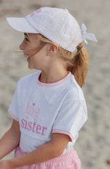 Bits & Bows Big Sis Bow Baseball Hat
