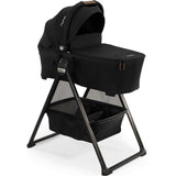 Nuna SWIV & TRIV Series Bassinet + Stand | Caviar (Chocolate)