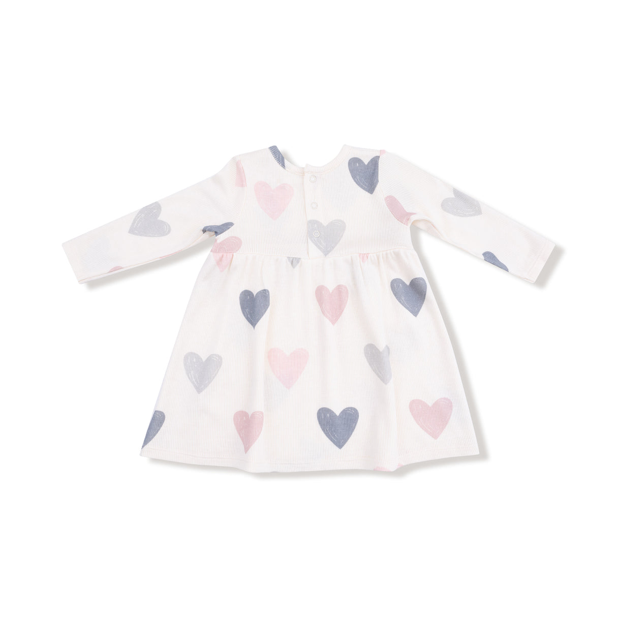 Angel Dear Hearts Modal Ribbed Dress & Bloomer